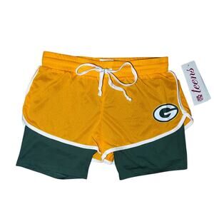 Green Bay Packers - NWT - Teen Activewear Shorts with Liner